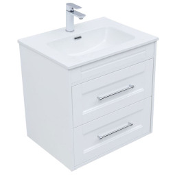 Тумба с раковиной Aquanet Бостон New 60 345364 белый сатин
