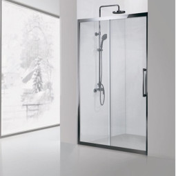 Душевая дверь Aquanet Delta NPE6121 140, прозрачное стекло