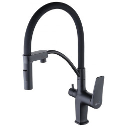 Смеситель для кухни Lemark Bronx LM3761BL
