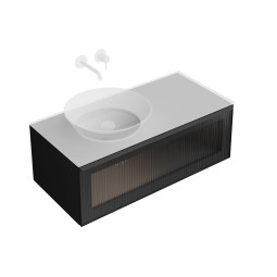 Тумба под раковину Керама Марацци Iconico 100 IC.100.1\BLK черный матовый