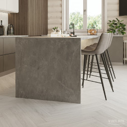Виниловый ламинат Vinilam Parquet Herringbone Санторини