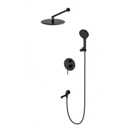 Душевой набор Wonzon & Woghand WW-88939017-MB черный матовый