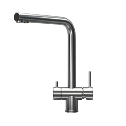 Смеситель для кухни Granula Kitchen space KS-7011 сталь сатин