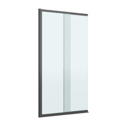 Шторка для ванны Cezares Slider 150х90 SLIDER-FIX-VF-11-90/150-C-NERO черный