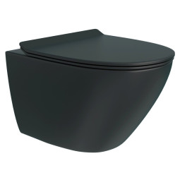 Подвесной унитаз Teymi Lina Pro Vortex Black T40114