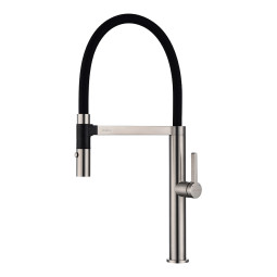 Смеситель для кухни Paulmark Leader Le214101-BS сталь