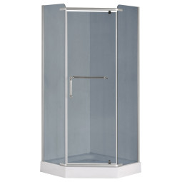 Душевой уголок Loranto Sunway 90х90 CS-816S B 90 Gray сатин