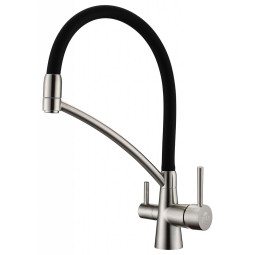 Смеситель для кухни Paulmark Sigen Si213111-BS сталь