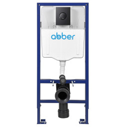 Инсталляция для унитаза Abber AC0108 с кнопкой AC0126MB