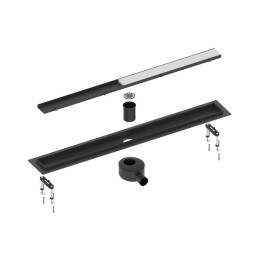 Душевой лоток Timo Drain System 80 DS230208/03 чёрный матовый