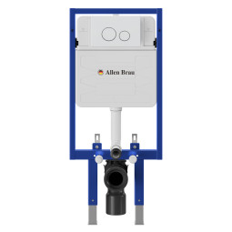 Инсталляция для унитаза Allen Brau Pneumatic Pro 9.11103.20 с кнопкой 9.20A01.20
