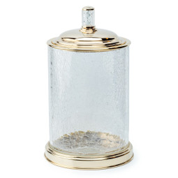 Мусорное ведро Boheme Murano Cristal 10914-CRST-G золото