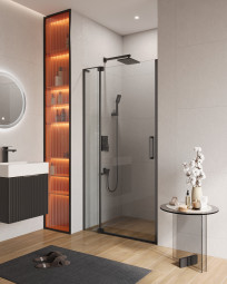 Душевая дверь Cezares Slider 90х195 Slider-B-1-90/100-C-NERO матовая