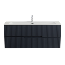 Тумба с раковиной Cezares Duet-N-1200-2C-SO-GR-P grafito