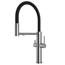 Смеситель для кухни Paulmark Nexus Ne213999-BS сталь