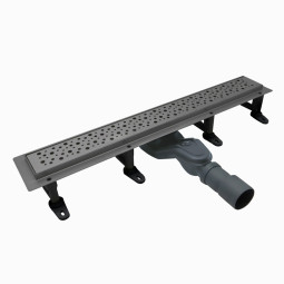 Душевой лоток Cezares Slider SLIDER-LD-60-GM оружейная сталь