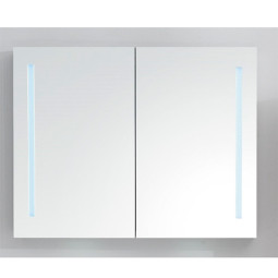 Зеркальный шкаф для ванной BelBagno SPC-2A-DL-BL-900 Bianco Lucido