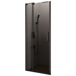 Душевая дверь Cezares Slider 80х195 Slider-B-1-80/90-GRIGIO-NERO матовая