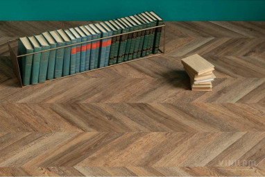 Виниловый ламинат Vinilam Parquet Chevron Glue Нормандия