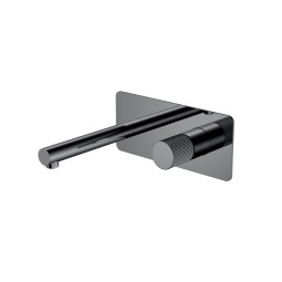 Смеситель для раковины Boheme Stick 125-SGM.3 c ручкой Linea