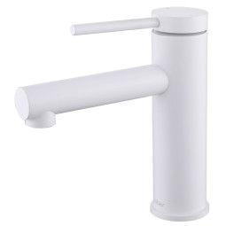 Смеситель для раковины Abber Emotion AF8810W белый матовый